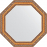 Зеркало Evoform Octagon 52х52 BY 3706 в багетной раме - Золотые бусы на бронзе 60, купить, цена, заказать, магазин, доставка, скидка, промокод, купить, цена, заказать, магазин, доставка, скидка, промокод