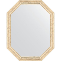 Зеркало Evoform Octagon 54x69 BY 7018 в багетной раме - Слоновая кость 51, купить, цена, заказать, магазин, доставка, скидка, промокод, купить, цена, заказать, магазин, доставка, скидка, промокод