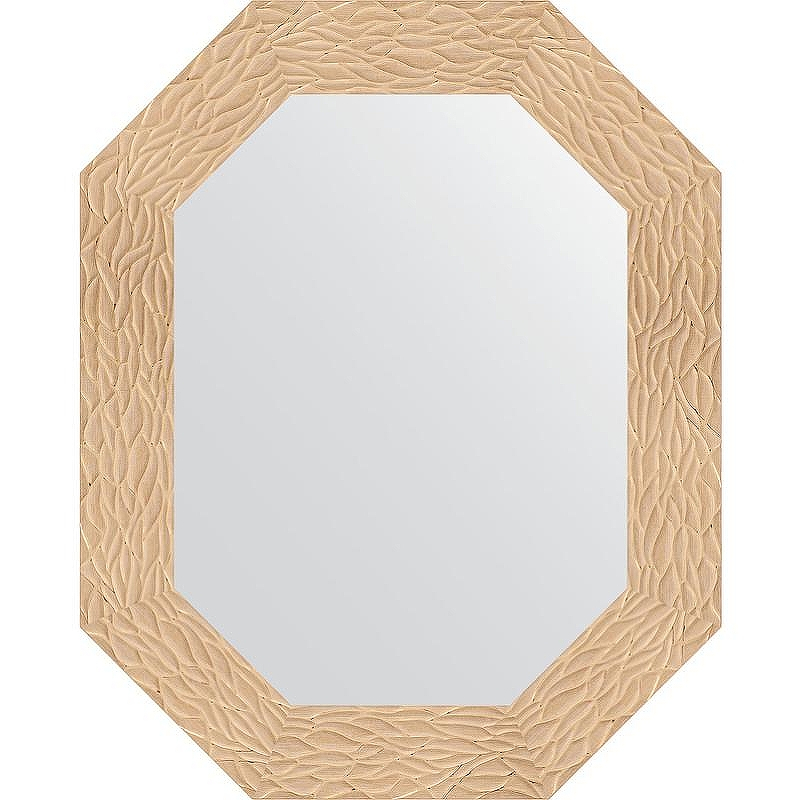 Зеркало Evoform Octagon 61x76 BY 7178 в багетной раме - Золотые дюны 90, купить, цена, заказать, магазин, доставка, скидка, промокод, купить, цена, заказать, магазин, доставка, скидка, промокод