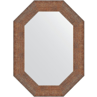 Зеркало Evoform Polygon 76х56 BY 7293 в багетной раме - Медная кольчуга 88, купить, цена, заказать, магазин, доставка, скидка, промокод, купить, цена, заказать, магазин, доставка, скидка, промокод