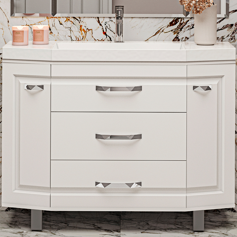 Тумба с раковиной Misty Терра 110 УТ000010431 Белая матовая, купить, цена, заказать, магазин, доставка, скидка, промокод, купить, цена, заказать, магазин, доставка, скидка, промокод