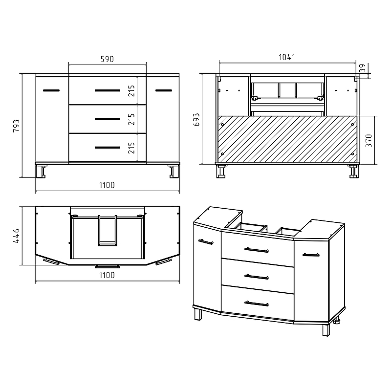 Тумба с раковиной Misty Терра 110 УТ000010431 Белая матовая, купить, цена, заказать, магазин, доставка, скидка, промокод, купить, цена, заказать, магазин, доставка, скидка, промокод