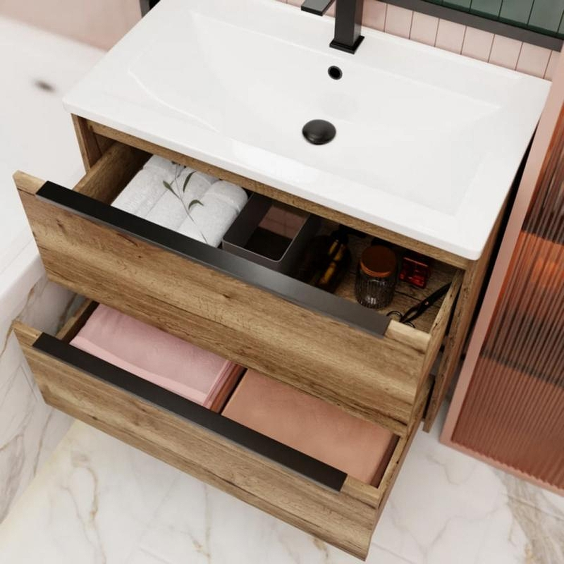 Тумба под раковину La Fenice Tesoro 100 FNC-01-TES-DGT-100-2 подвесная Дуб галифакс табак, купить, цена, заказать, магазин, доставка, скидка, промокод, купить, цена, заказать, магазин, доставка, скидка, промокод