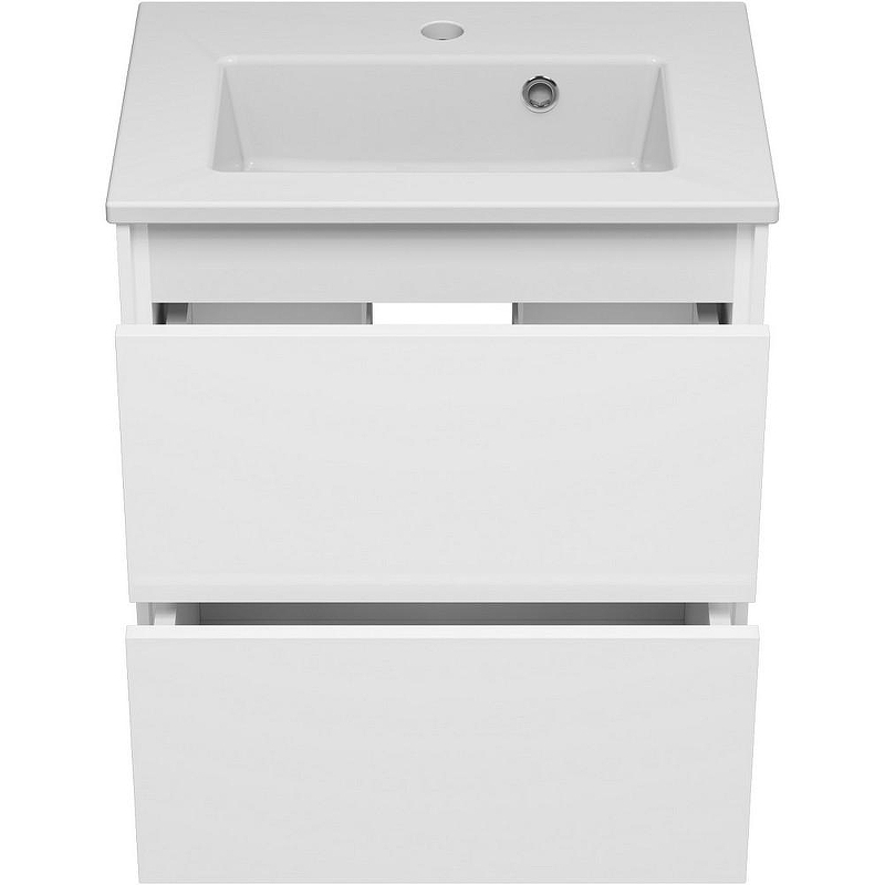 Тумба с раковиной Brevita Toy 50 УТ000025658 подвесная Белая глянцевая, купить, цена, заказать, магазин, доставка, скидка, промокод, купить, цена, заказать, магазин, доставка, скидка, промокод