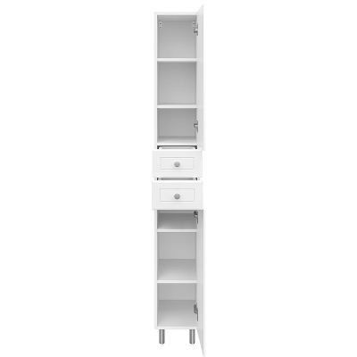 Шкаф пенал Misty Мисти 26 R Э-05026-01НжП Белый