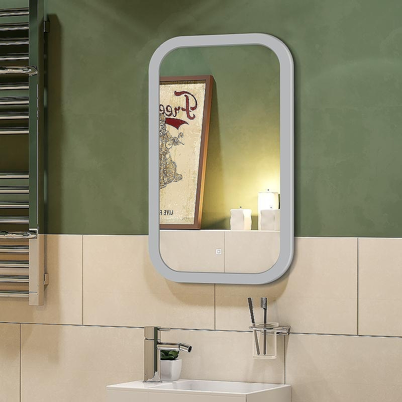 Зеркало Континент Mini 400х700 ЗЛП852 с подсветкой с сенсорным выключателем, купить, цена, заказать, магазин, доставка, скидка, промокод, купить, цена, заказать, магазин, доставка, скидка, промокод