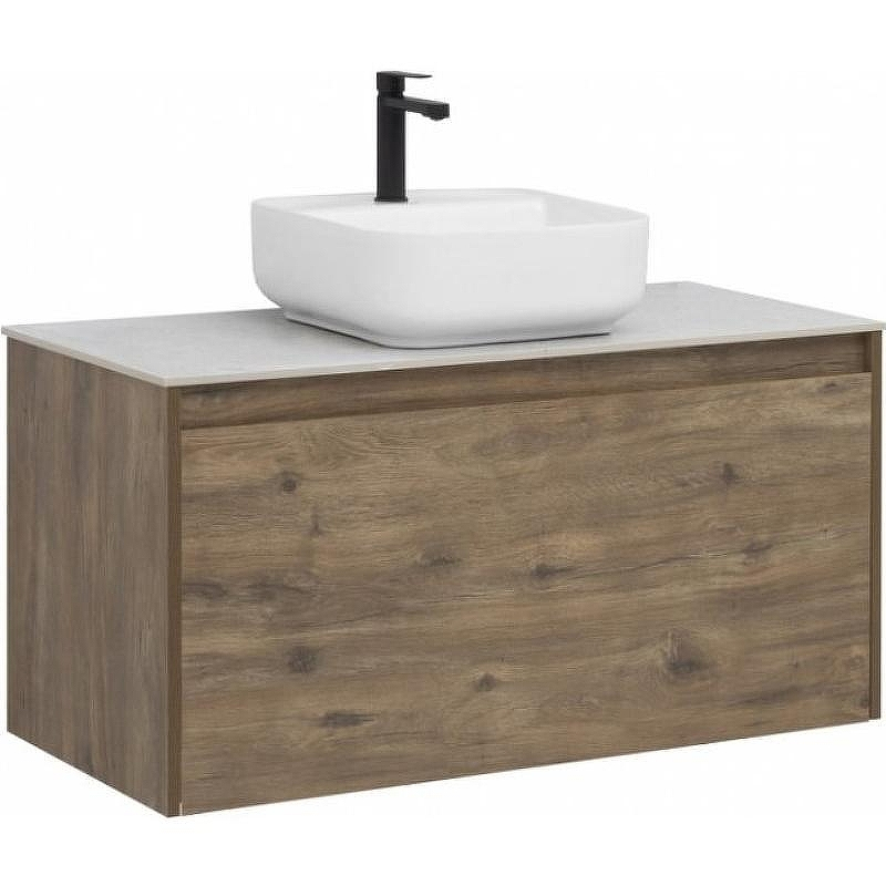 Тумба под раковину Aquanet Nova Lite 100 249520 подвесная Дуб рустикальный, купить, цена, заказать, магазин, доставка, скидка, промокод, купить, цена, заказать, магазин, доставка, скидка, промокод