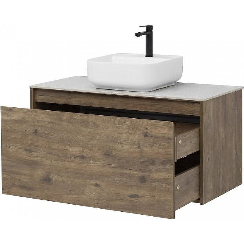 Тумба под раковину Aquanet Nova Lite 100 249520 подвесная Дуб рустикальный, купить, цена, заказать, магазин, доставка, скидка, промокод, купить, цена, заказать, магазин, доставка, скидка, промокод