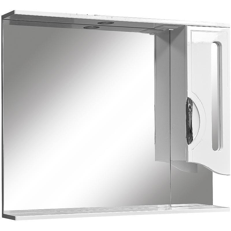 Зеркало со шкафом Stella Polar Сильва 100/С SP-00000207 с подсветкой Белое, купить, цена, заказать, магазин, доставка, скидка, промокод, купить, цена, заказать, магазин, доставка, скидка, промокод