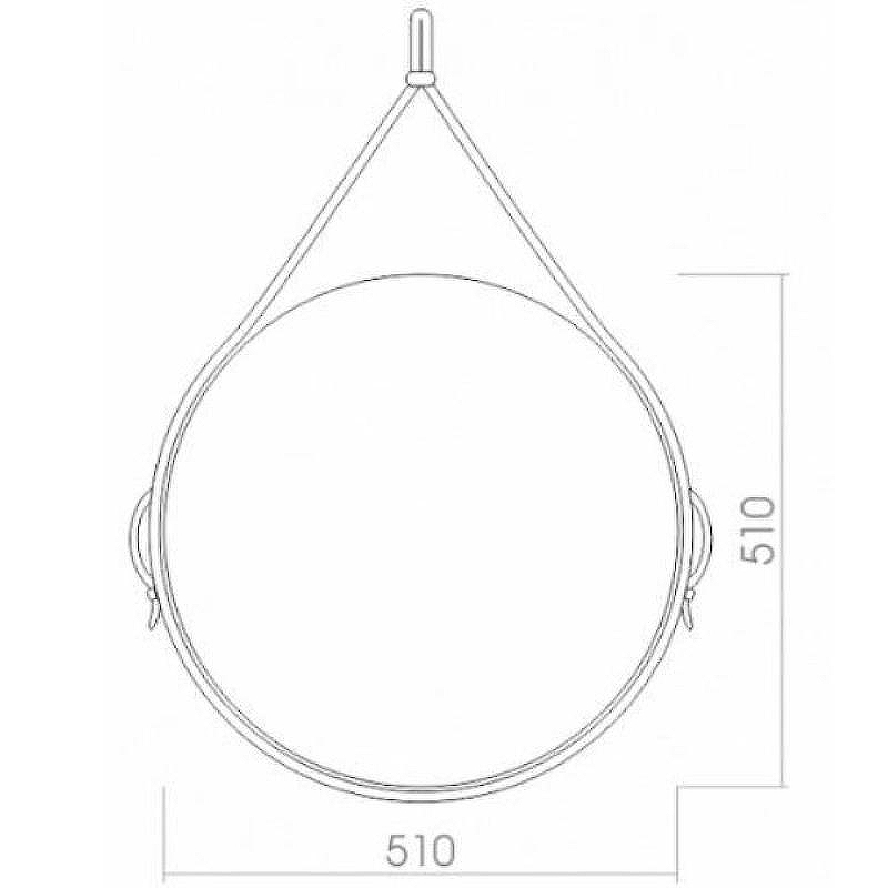 Зеркало Creto Bergen 51 10-D510 Коричневое, купить, цена, заказать, магазин, доставка, скидка, промокод, купить, цена, заказать, магазин, доставка, скидка, промокод