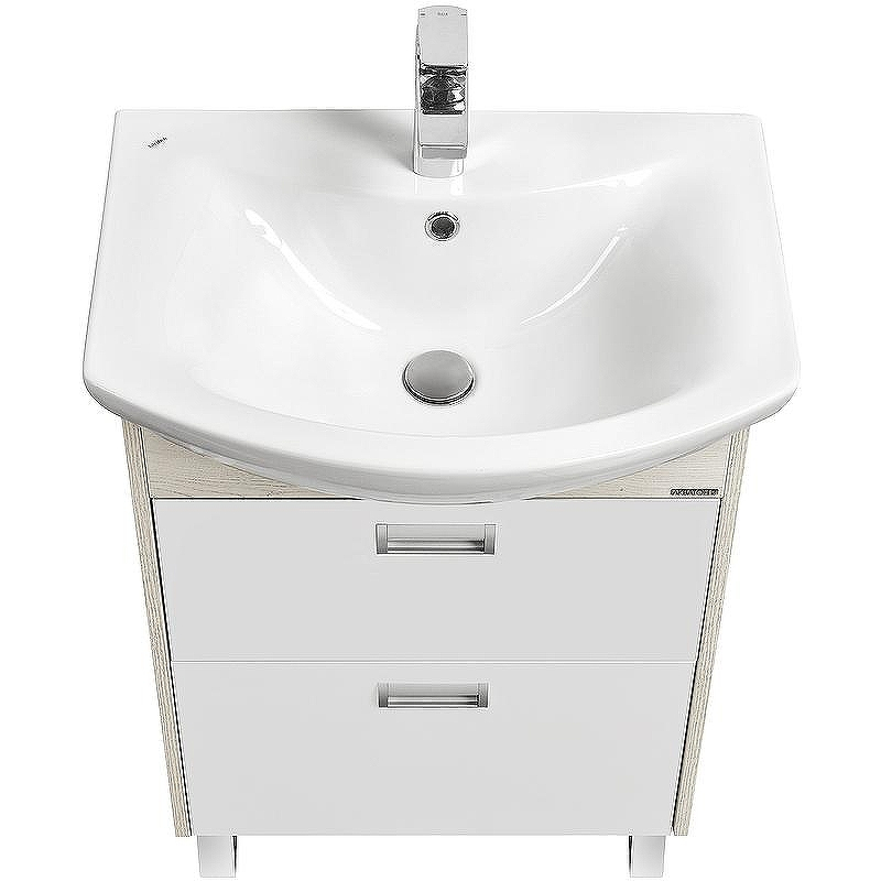 Тумба под раковину Aquaton Бекка PRO 60 1A196601BAC20 Белый Дуб сомерсет, купить, цена, заказать, магазин, доставка, скидка, промокод, купить, цена, заказать, магазин, доставка, скидка, промокод