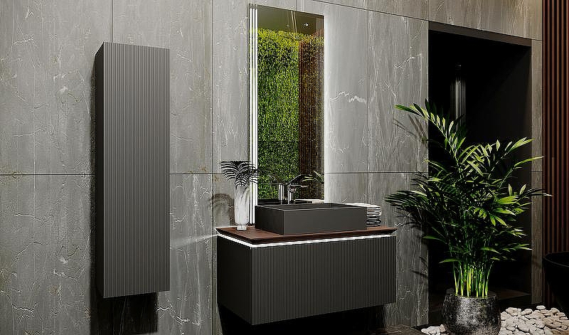 Тумба под раковину Jorno Strong 100 Str.01.100/P/A подвесная Антрацит, купить, цена, заказать, магазин, доставка, скидка, промокод, купить, цена, заказать, магазин, доставка, скидка, промокод