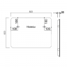 Зеркало Vincea 80 VLM-3VC800 с подсветкой c сенсорным выключателем и диммером, купить, цена, заказать, магазин, доставка, скидка, промокод, купить, цена, заказать, магазин, доставка, скидка, промокод