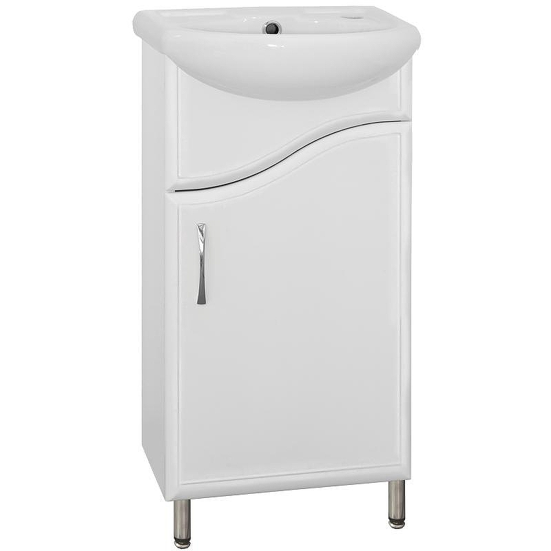 Тумба под раковину Style Line Эко Волна 2 Азов 40 Белый глянец, купить, цена, заказать, магазин, доставка, скидка, промокод, купить, цена, заказать, магазин, доставка, скидка, промокод