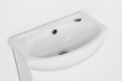 Тумба под раковину Style Line Эко Волна 2 Азов 40 Белый глянец