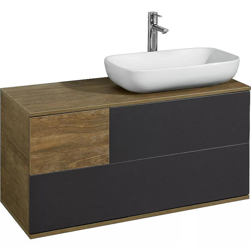 Тумба с раковиной Aquaton Терра 105 1A2469K2TEKA0 подвесная Дуб кантри Антрацит, купить, цена, заказать, магазин, доставка, скидка, промокод, купить, цена, заказать, магазин, доставка, скидка, промокод