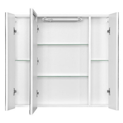 Зеркальный шкаф Aquaton Мадрид 80 М 1A175202MA010 с подсветкой Белый