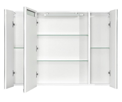 Зеркальный шкаф Aquaton Мадрид 100 1A111602MA010 с подсветкой Белый