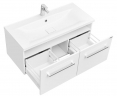 Тумба под раковину Aquaton Мадрид 100 М 1A128001MA010 подвесная Белая, купить, цена, заказать, магазин, доставка, скидка, промокод, купить, цена, заказать, магазин, доставка, скидка, промокод