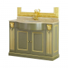 Тумба под раковину Migliore Ravenna 119 L 27065 Оливковый Золото без столешницы, купить, цена, заказать, магазин, доставка, скидка, промокод, купить, цена, заказать, магазин, доставка, скидка, промокод