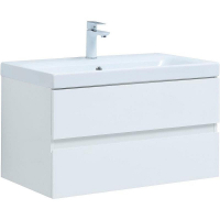 Тумба под раковину Aquanet Беркли 80 302351 подвесная Белый глянец, купить, цена, заказать, магазин, доставка, скидка, промокод, купить, цена, заказать, магазин, доставка, скидка, промокод