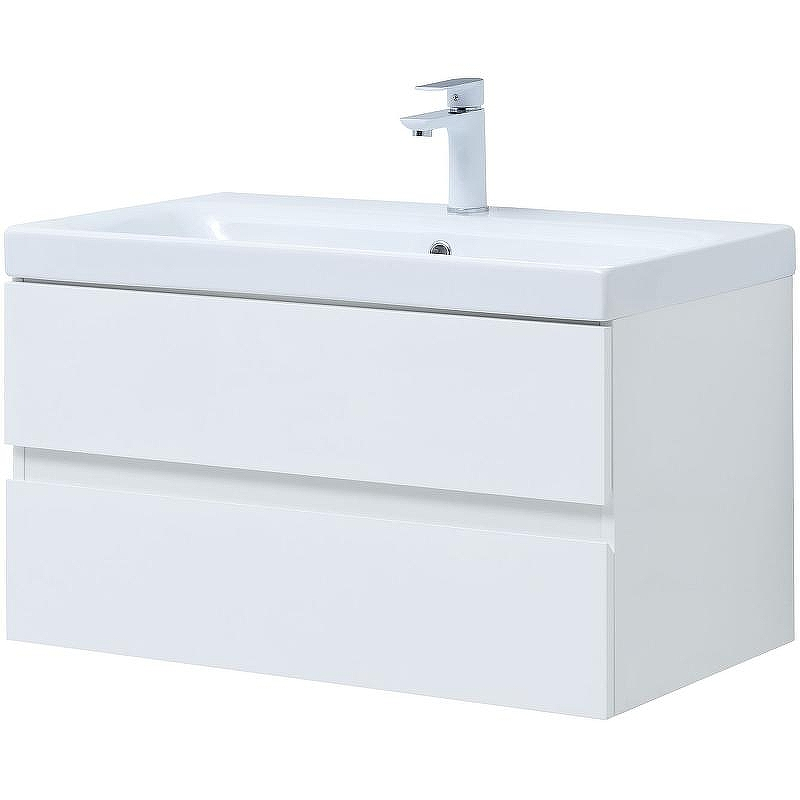 Тумба под раковину Aquanet Беркли 80 302351 подвесная Белый глянец, купить, цена, заказать, магазин, доставка, скидка, промокод, купить, цена, заказать, магазин, доставка, скидка, промокод