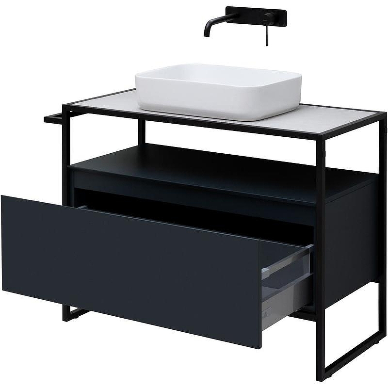 Тумба под раковину Allen Brau Priority 100 1.31003.AM Антрацит матовый, купить, цена, заказать, магазин, доставка, скидка, промокод, купить, цена, заказать, магазин, доставка, скидка, промокод