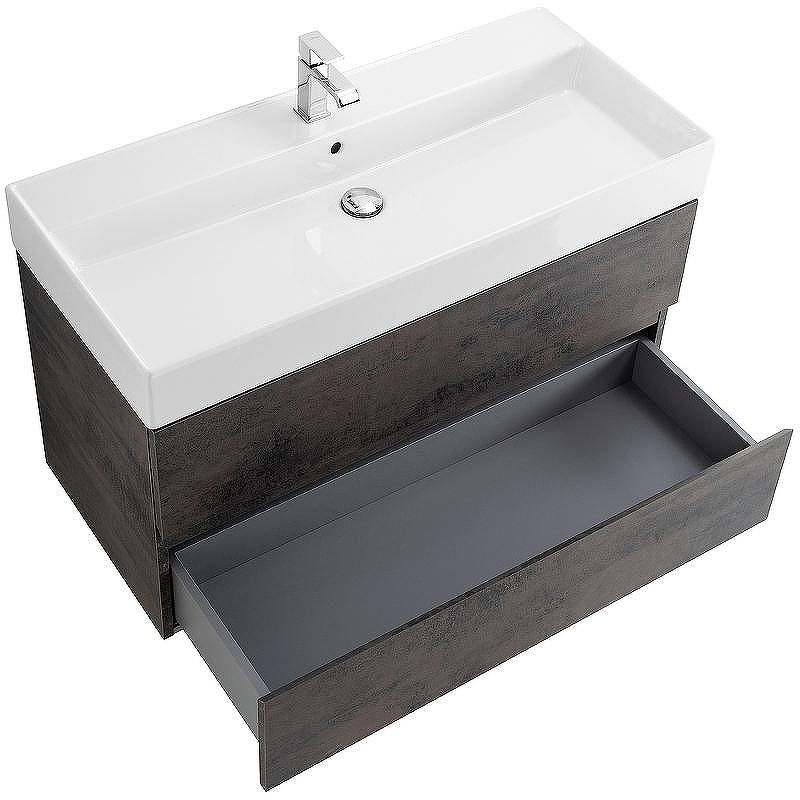 Тумба под раковину Cezares Molveno 46 80 MOLVENO 46-80-2C-SO-OSS подвесная Ossido, купить, цена, заказать, магазин, доставка, скидка, промокод, купить, цена, заказать, магазин, доставка, скидка, промокод