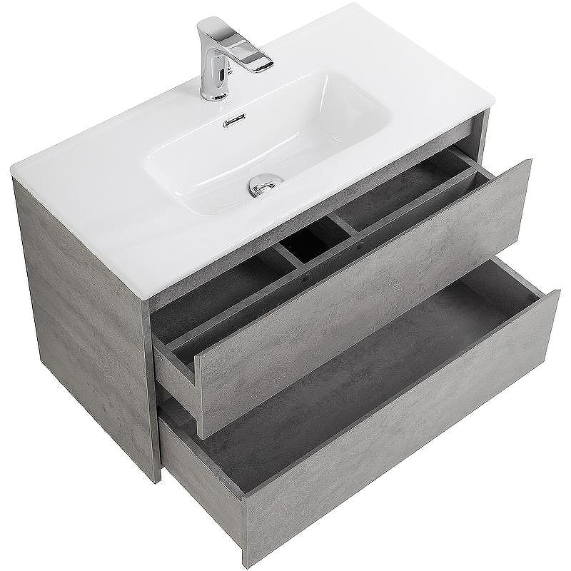 Тумба под раковину BelBagno Kraft 80 KRAFT 39-800/390-2C-SO-CG подвесная Cemento Grigio, купить, цена, заказать, магазин, доставка, скидка, промокод, купить, цена, заказать, магазин, доставка, скидка, промокод