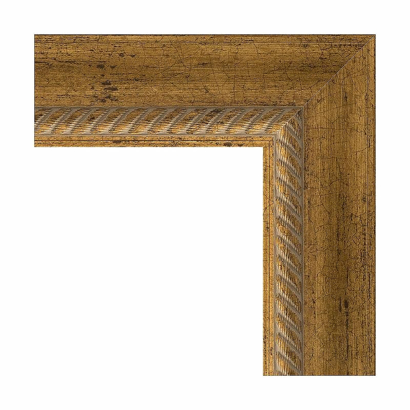 Зеркало Evoform Exclusive 133х53 BY 3510 с фацетом в багетной раме - Состаренная бронза с плетением 70, купить, цена, заказать, магазин, доставка, скидка, промокод, купить, цена, заказать, магазин, доставка, скидка, промокод