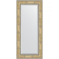 Зеркало Evoform Exclusive 162х72 BY 3584 с фацетом в багетной раме - Состаренное серебро с орнаментом 120, купить, цена, заказать, магазин, доставка, скидка, промокод, купить, цена, заказать, магазин, доставка, скидка, промокод