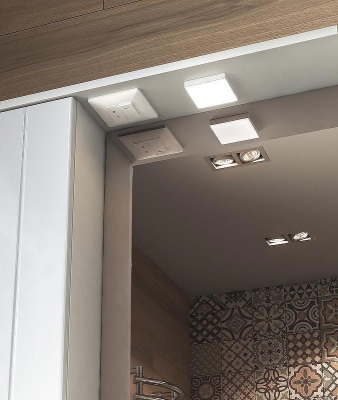 Зеркало со шкафом Vigo Diana 60 L z.DIA.60.L.El с подсветкой Белое