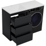 Тумба с раковиной Brevita Grafit 120 L УТ000015085 Графит матовый, купить, цена, заказать, магазин, доставка, скидка, промокод, купить, цена, заказать, магазин, доставка, скидка, промокод