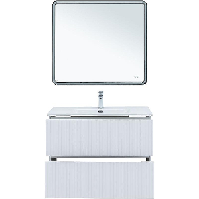 Тумба под раковину Aquanet Джейн 90 313287 подвесная Белая матовая, купить, цена, заказать, магазин, доставка, скидка, промокод, купить, цена, заказать, магазин, доставка, скидка, промокод