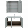 Комплект мебели для ванной Aquanet Алвита New 100 274198 подвесной Серый матовый, купить, цена, заказать, магазин, доставка, скидка, промокод, купить, цена, заказать, магазин, доставка, скидка, промокод