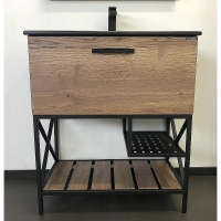 Тумба с раковиной Comforty Бредфорд 75 00004149064 Дуб темный, купить, цена, заказать, магазин, доставка, скидка, промокод, купить, цена, заказать, магазин, доставка, скидка, промокод