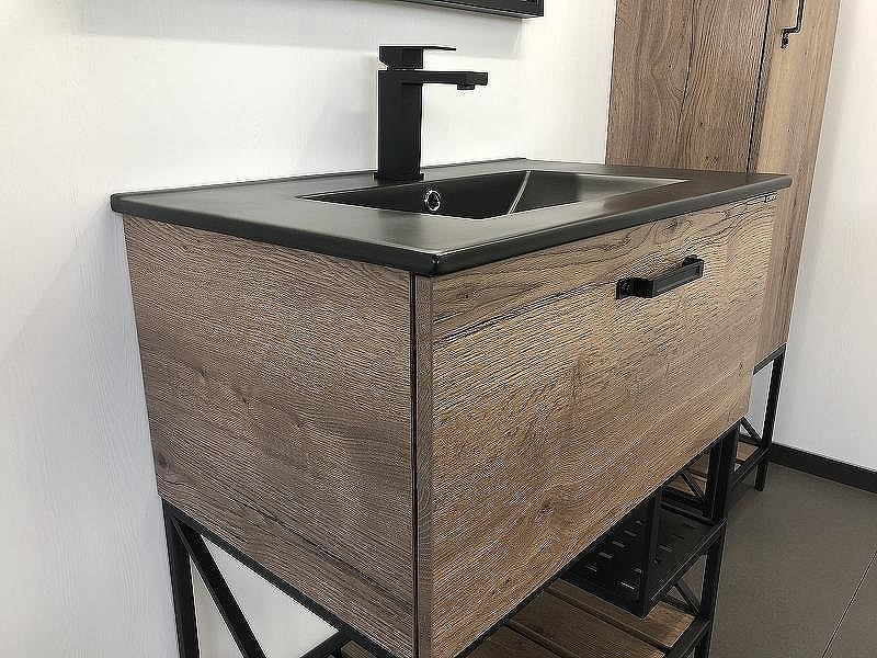 Тумба с раковиной Comforty Бредфорд 75 00004149064 Дуб темный, купить, цена, заказать, магазин, доставка, скидка, промокод, купить, цена, заказать, магазин, доставка, скидка, промокод