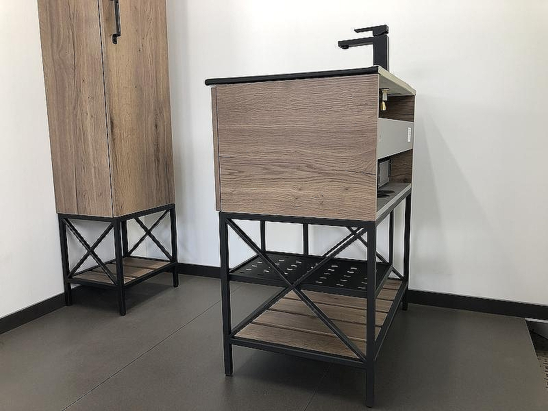 Тумба с раковиной Comforty Бредфорд 75 00004149064 Дуб темный, купить, цена, заказать, магазин, доставка, скидка, промокод, купить, цена, заказать, магазин, доставка, скидка, промокод