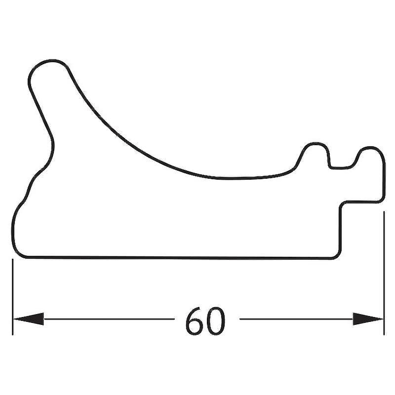 Зеркало Evoform Definite 154х74 BY 7624 в багетной раме - Белый с серебром 60, купить, цена, заказать, магазин, доставка, скидка, промокод, купить, цена, заказать, магазин, доставка, скидка, промокод