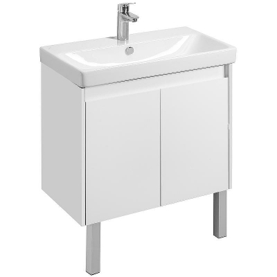 Тумба под раковину Aquaton Сканди Doors 80 1A282901SD010 Белая