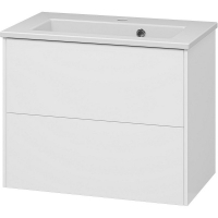 Тумба с раковиной Brevita Toy 60 УТ000025659 подвесная Белая глянцевая, купить, цена, заказать, магазин, доставка, скидка, промокод, купить, цена, заказать, магазин, доставка, скидка, промокод