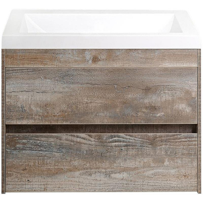 Тумба под раковину Art&Max Family-750-2C-SO-PE подвесная Бетон Экзотик