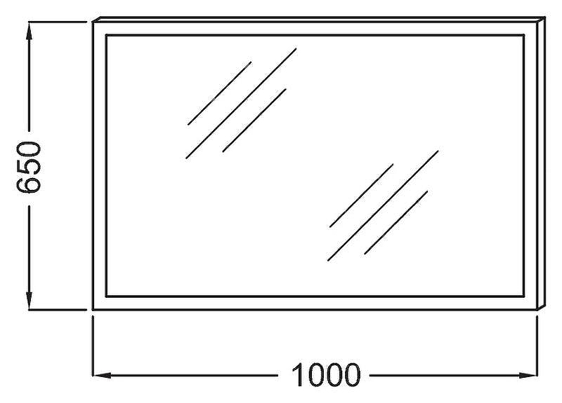 Зеркало Jacob Delafon 100 EB1442-NF с подсветкой с подогревом и ИК-выключателем, купить, цена, заказать, магазин, доставка, скидка, промокод, купить, цена, заказать, магазин, доставка, скидка, промокод