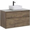 Тумба под раковину Aquanet Nova Lite 100 249521 подвесная Дуб рустикальный, купить, цена, заказать, магазин, доставка, скидка, промокод, купить, цена, заказать, магазин, доставка, скидка, промокод