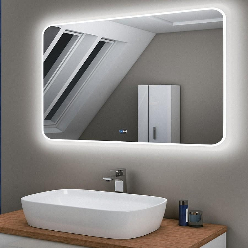 Зеркало Maretti Florenza 122 FL1412080P11EL с подсветкой с сенсорным выключателем и подогревом, купить, цена, заказать, магазин, доставка, скидка, промокод, купить, цена, заказать, магазин, доставка, скидка, промокод