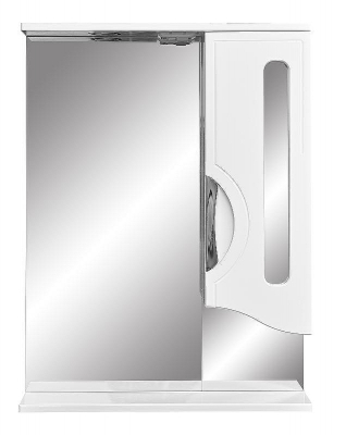 Зеркало со шкафом Stella Polar Сильва 60/С SP-00000208 с подсветкой Белое
