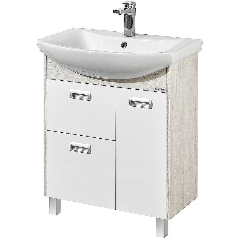 Тумба под раковину Aquaton Бекка PRO 70 1A208701BAC20 Белый Дуб сомерсет, купить, цена, заказать, магазин, доставка, скидка, промокод, купить, цена, заказать, магазин, доставка, скидка, промокод