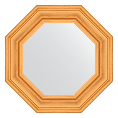 Зеркало Evoform Octagon 59х59 BY 3818 в багетной раме - Травленое золото 99