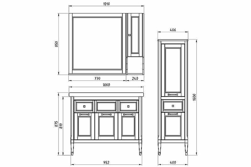 Тумба под раковину ASB-Woodline Гранда 105 11486 Белая с патиной Серебро, купить, цена, заказать, магазин, доставка, скидка, промокод, купить, цена, заказать, магазин, доставка, скидка, промокод