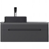 Тумба под раковину Jorno Shine 100 Shi.01.100/P/A подвесная Антрацит, купить, цена, заказать, магазин, доставка, скидка, промокод, купить, цена, заказать, магазин, доставка, скидка, промокод